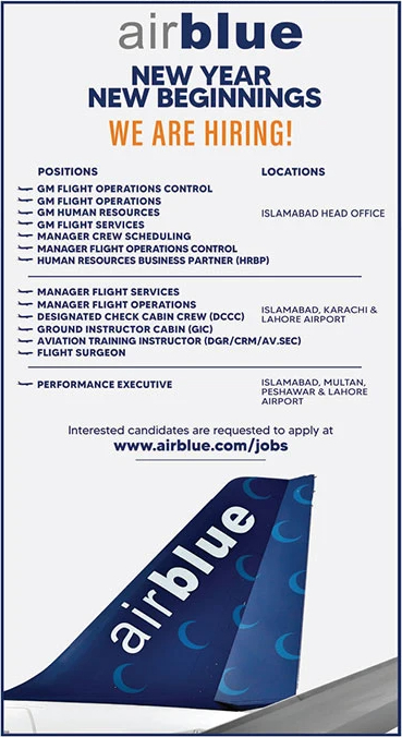 Latest Air Blue Jobs 2023 (Application Open) – Apply Online